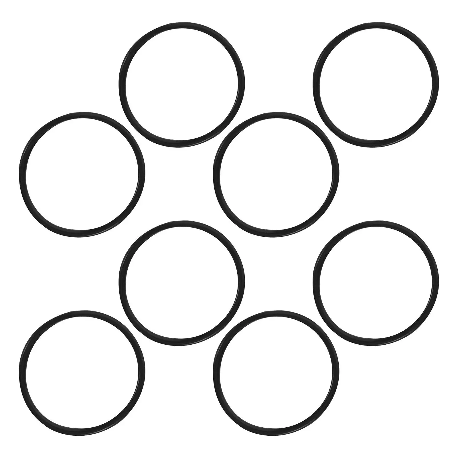 8Pcs Microphone Anti Vibration Frame Rope Replacement Rubber Rings Shock Mount Elastic Bands Noise Reduction Mic Holder Clamp