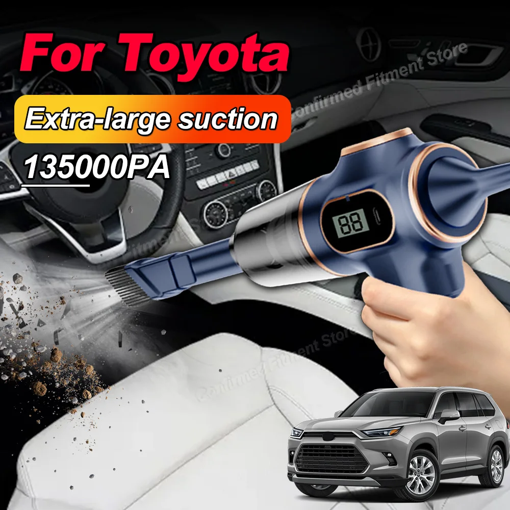 Car Vacuum Cleaner Car Wireless Powerful Cleaning Strong Suction For Toyota Avalon Yaris Sequoia Matrix Highlander Venza Prius V