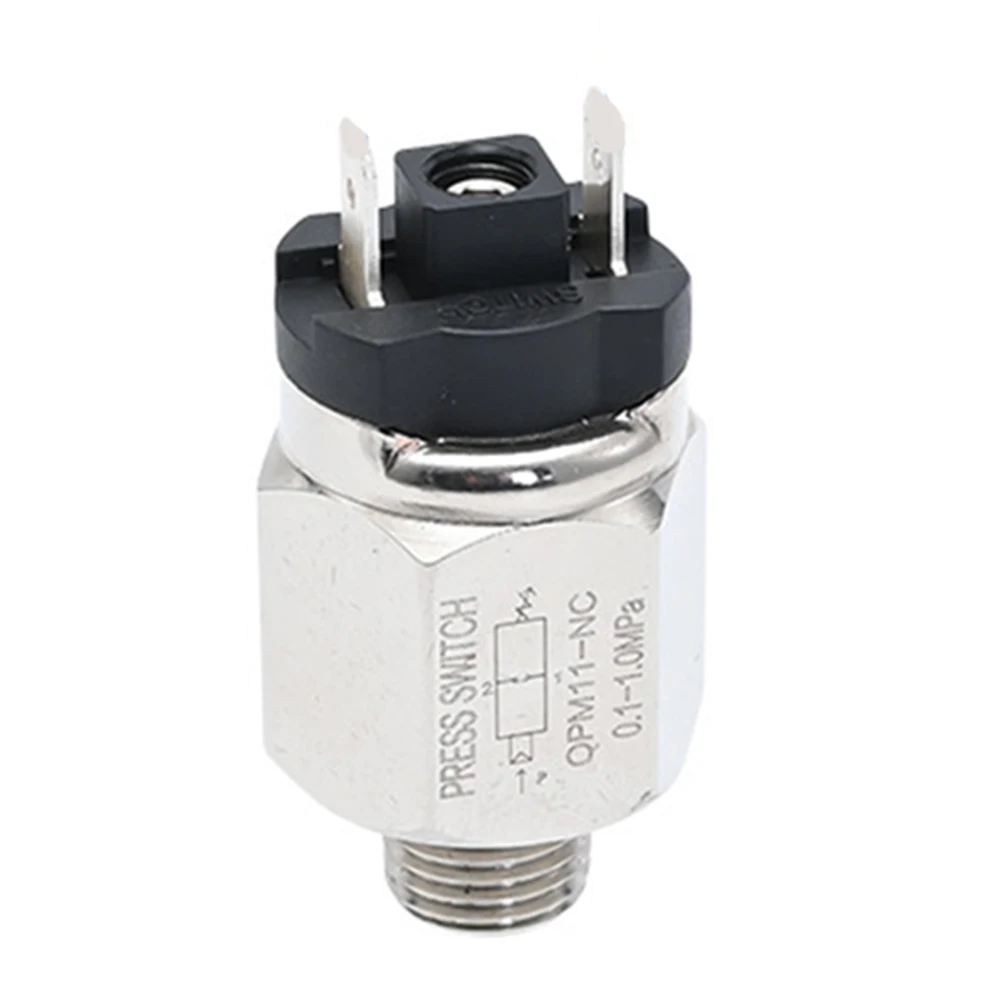 1pc QPM11-NC/NO Air Pressure Switch 1/4 Inch Pneumatic Compressor Control Switch Pressure Adjustment For CNC Machines