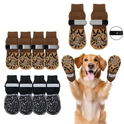 Anti-Slip Dog Socks to Prevent Licking Paws for Hardwood Floors Anti Slip Paw Protectors Traction Control for Small Large Dogs