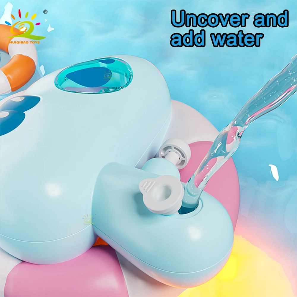 Expression mignonne petit pistolet à eau forme de nuage pistolet à eau jouets été en plein air plage piscine pistolet à eau bain pour enfants jouer jouet d'eau