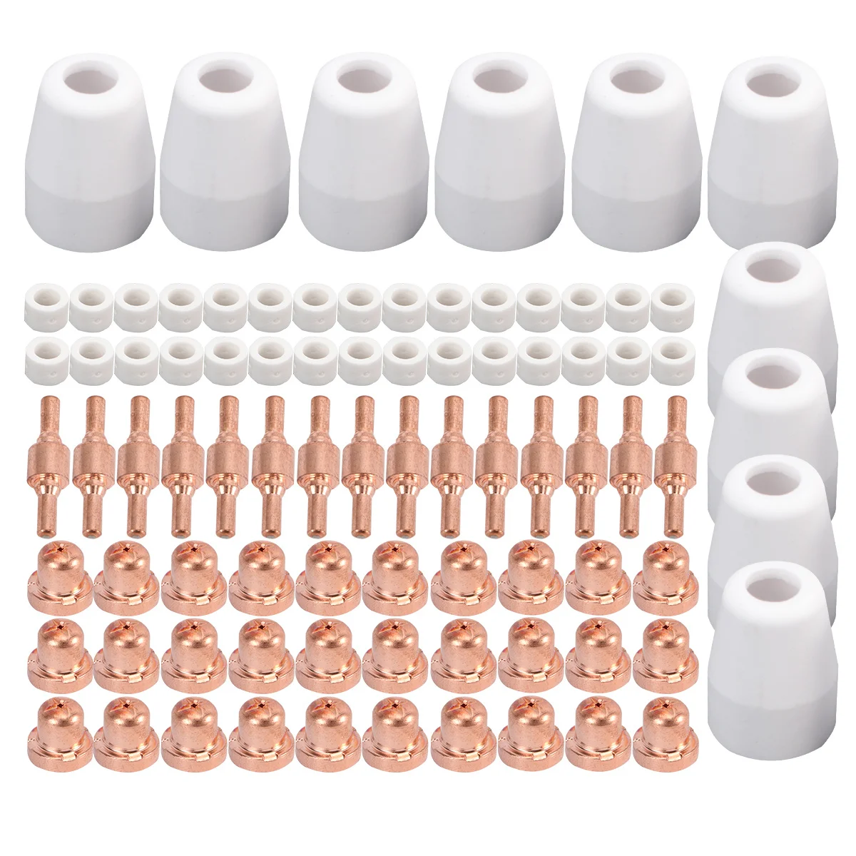 

85Pcs Plasma Cutter Consumables -31 -40 Nozzle Tips for Cut-40 Cut-40d Ct312 Ct416 Ct518 Super160 Plasma Cutter Replacement