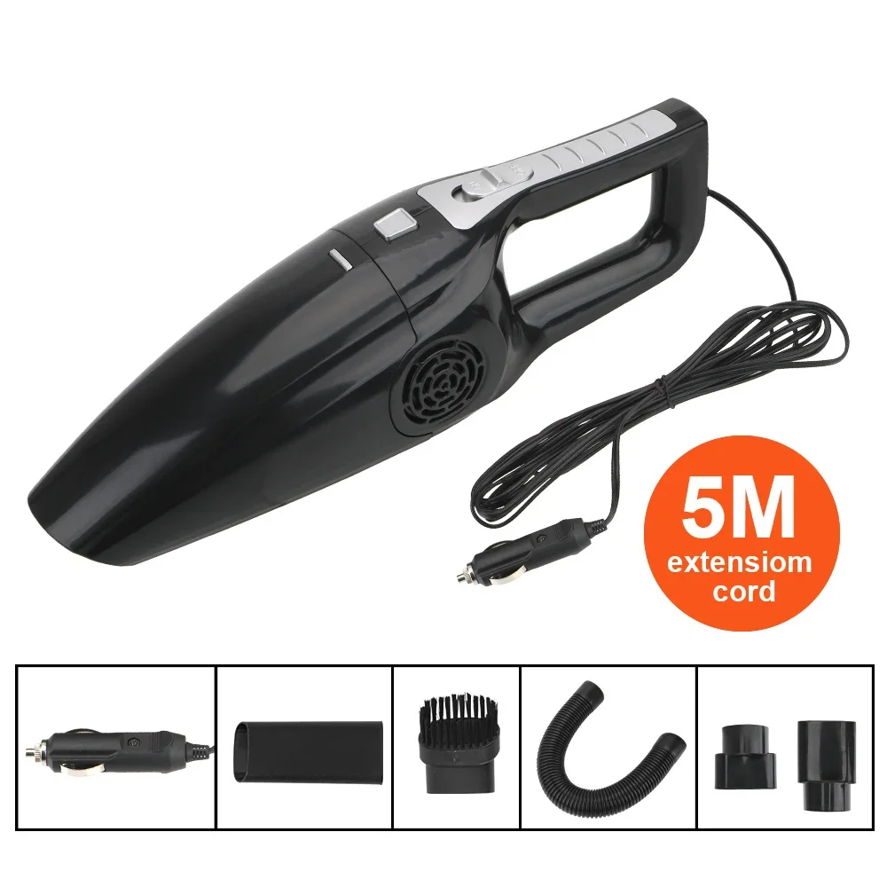 Car Vacuum Cleaner Portable Wet And Dry Dual-Use Vacuum Cleaner Powerful Handheld Mini Vaccum Cleaners High Suction 12V 120W
