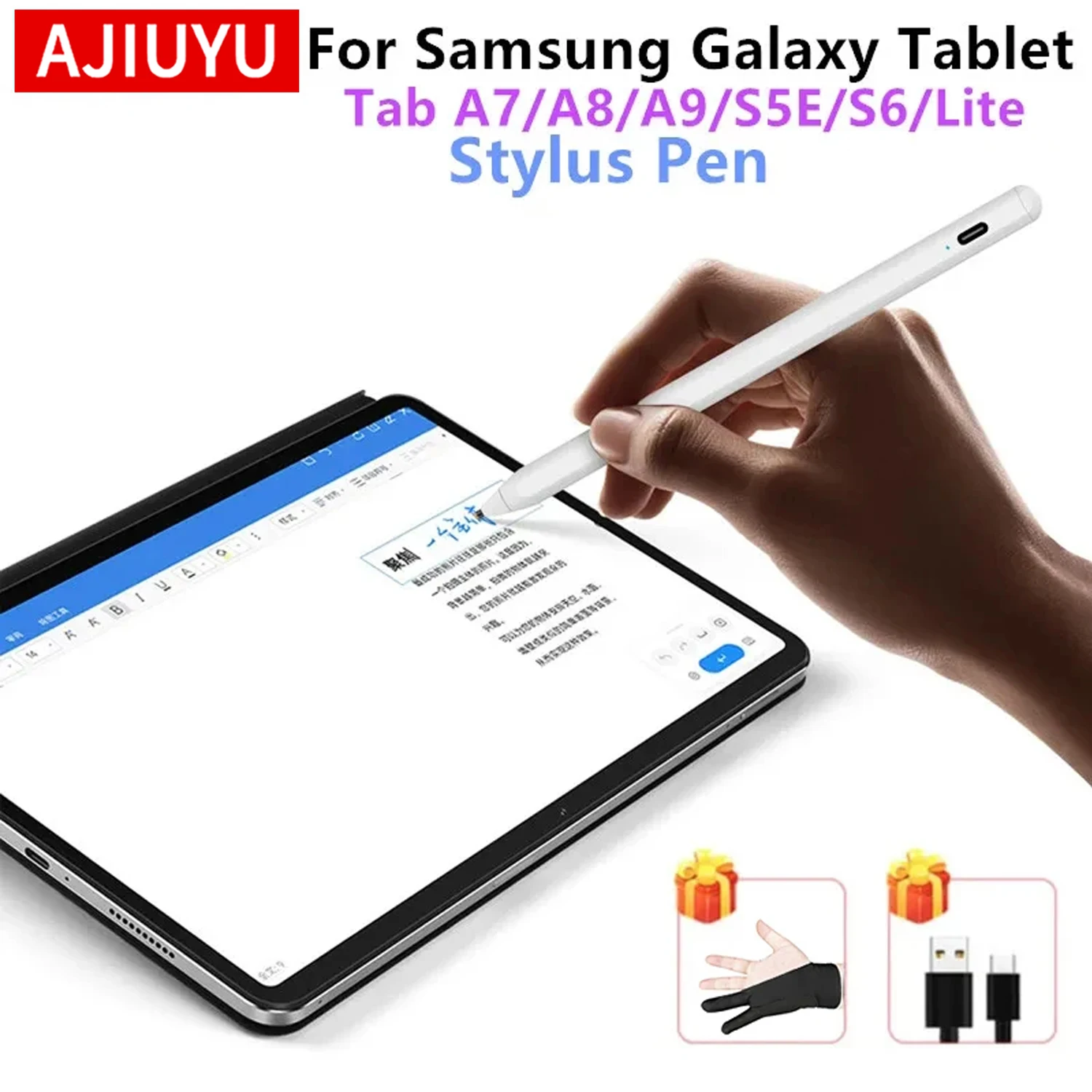 Stylus Pen For Samsung Galaxy Tab A7 10.4 T500 A7 Lite T220 Tablet Tab A8 10.5 X200 S5E T720 10.1 T510 S6 Lite Touch Pen Pencil