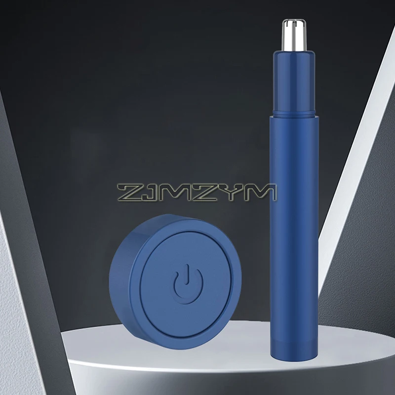 Recortador de pelo de nariz, recortador de vello facial y de cejas indoloro para hombres y mujeres, cuchillas de doble filo para una fácil limpieza