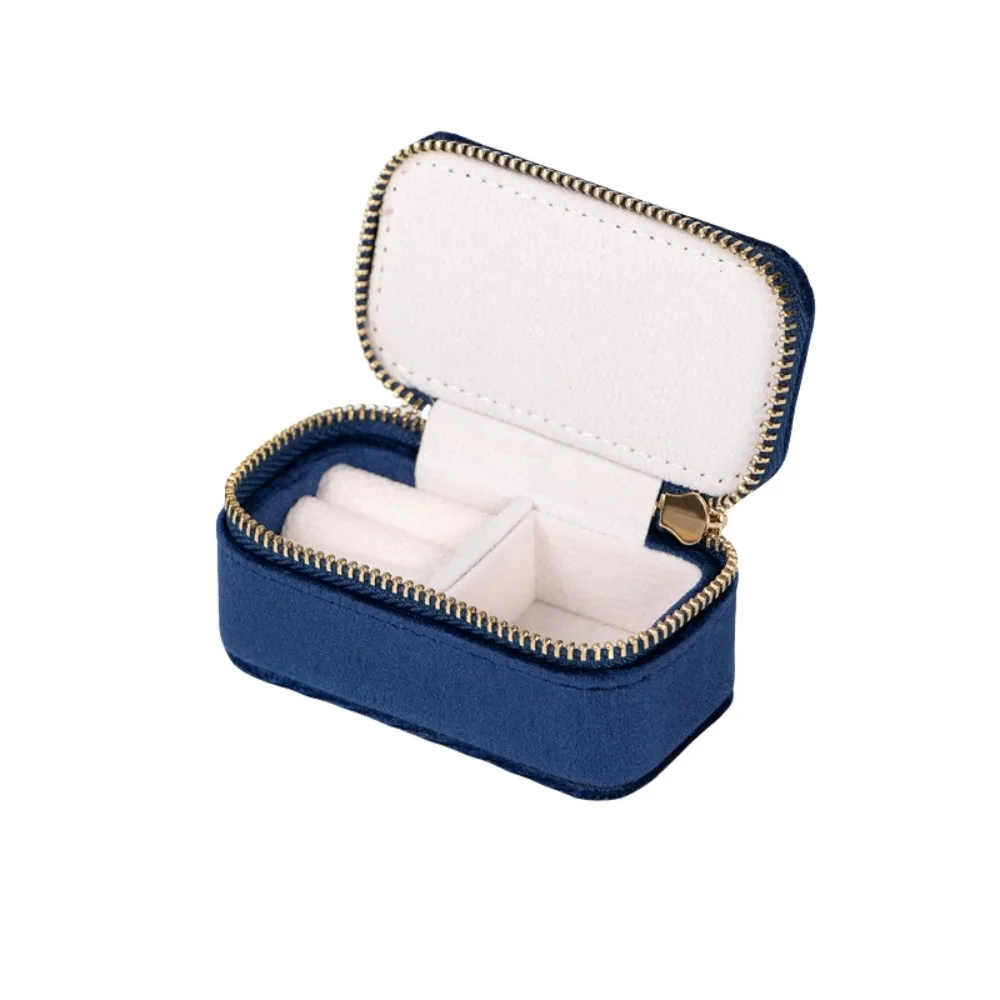 

Storage Case Engagement Ring Box Necklace Fashion Accessories Vintage Ring Case Square Rectangle Velvet Mini Velvet Jewelry Box