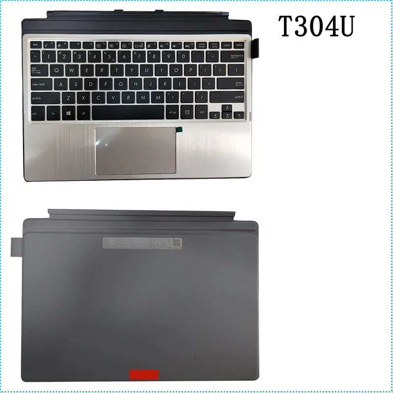 New Silver US keyboard For ASUS ZENBOOK3U Transformer T304U Tablet keyboard 2-in-1