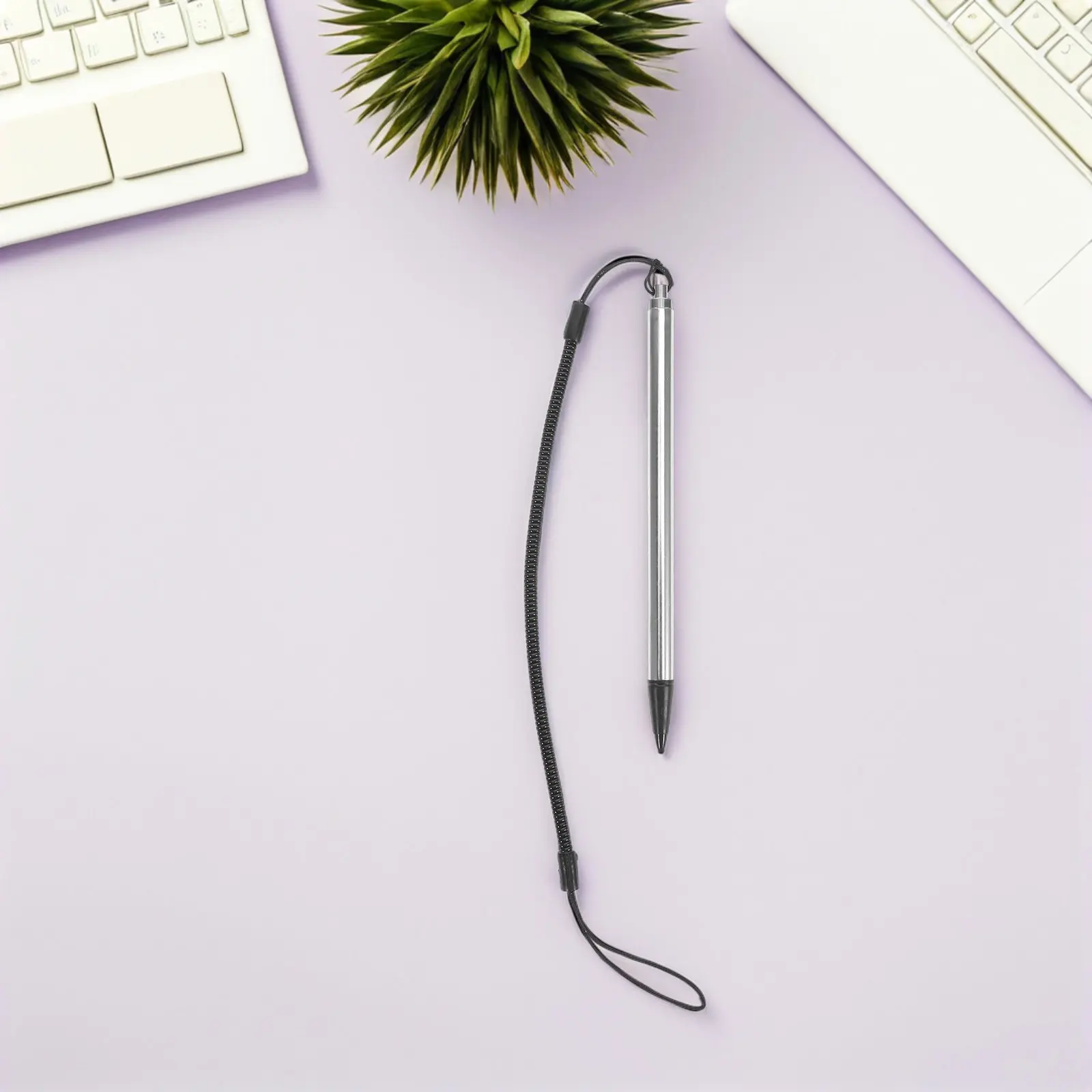 10pcs Touch Pen For Resistive Screen Hard Tip Stylus With Spring Rope Anti-Lost Design Smooth Writing Drawing Notetaking