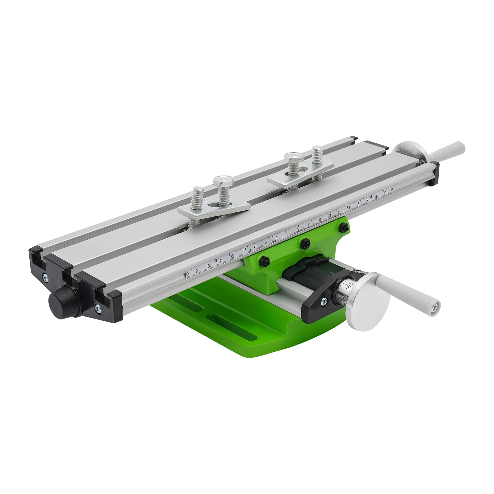 Freistehender Kreuzschiebetisch aus Aluminiumlegierung für Präzisionsfräsen und Bohren, praktisches Bearbeitungszubehör für Mini-Tischbohrmaschinen, Haushaltswerkstätten und DIY-Bearbeitungsaufgaben. – Detail 9