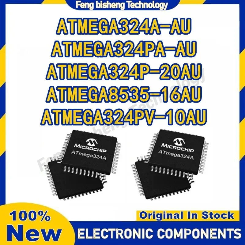 

ATMEGA324A-AU ATMEGA324PA-AU ATMEGA324PV-10AU ATMEGA324P-20AU ATMEGA8535-16AU ATMEGA IC MCU Chip TQFP-44 in Stock