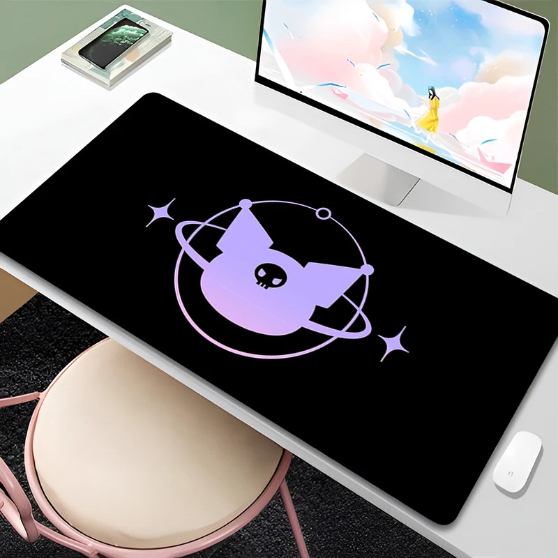 Anime Mouse Pad Kuromi PC Gaming Accessories alfombrilla Computer Anti-slip Desk Mat Varmilo Keyboard Pad 90x40cm Gamer Mousepad