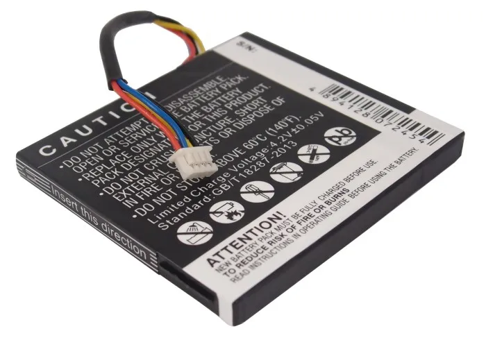 Battery for Texas Instruments TI-Nspire CX,TI-Nspire CX CAS,N2/AC/2L1/A,TI-84 Plus C Silver Edition (1300mAh) 3.7V