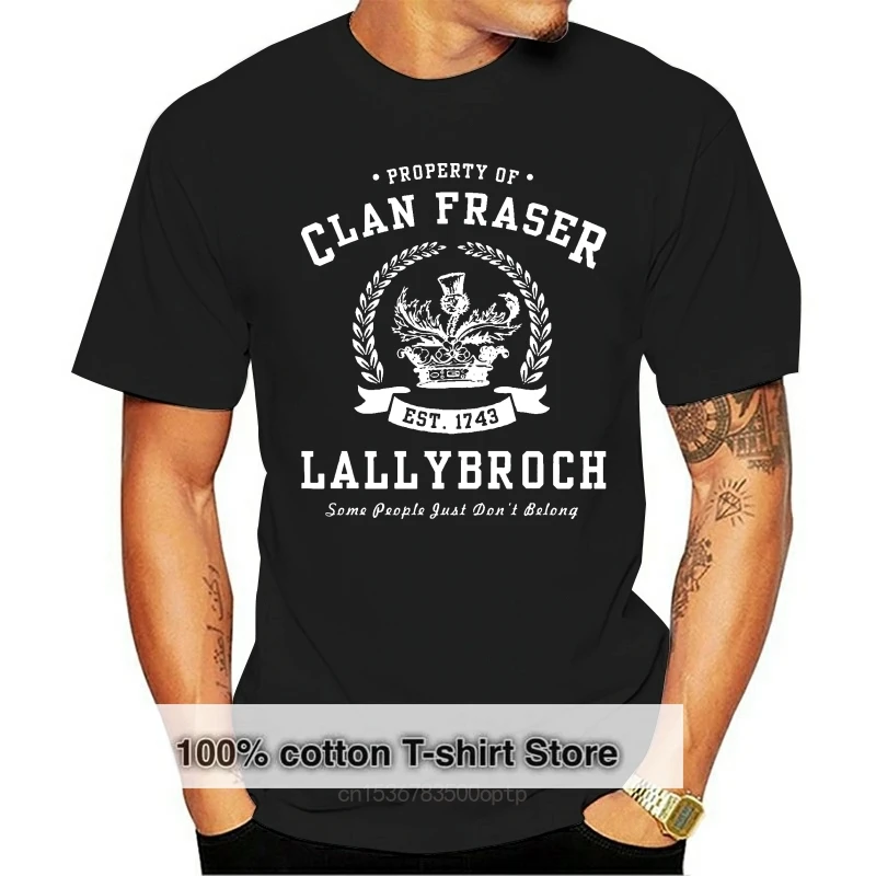 funny t shirt Property Of Clan Fraser tshirt men tee