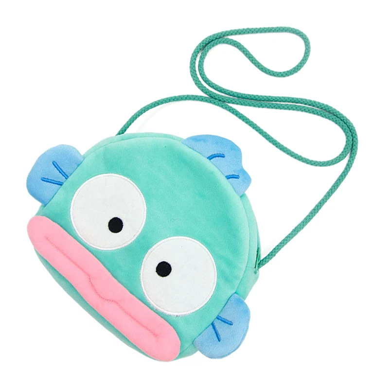 Sanrio Rabbit Plush Coin Purses Hangyodon Crossbody Bag Fashion Boutique Ornament Soft Stuffed Birthday Gifts Shoulder Bag Toys