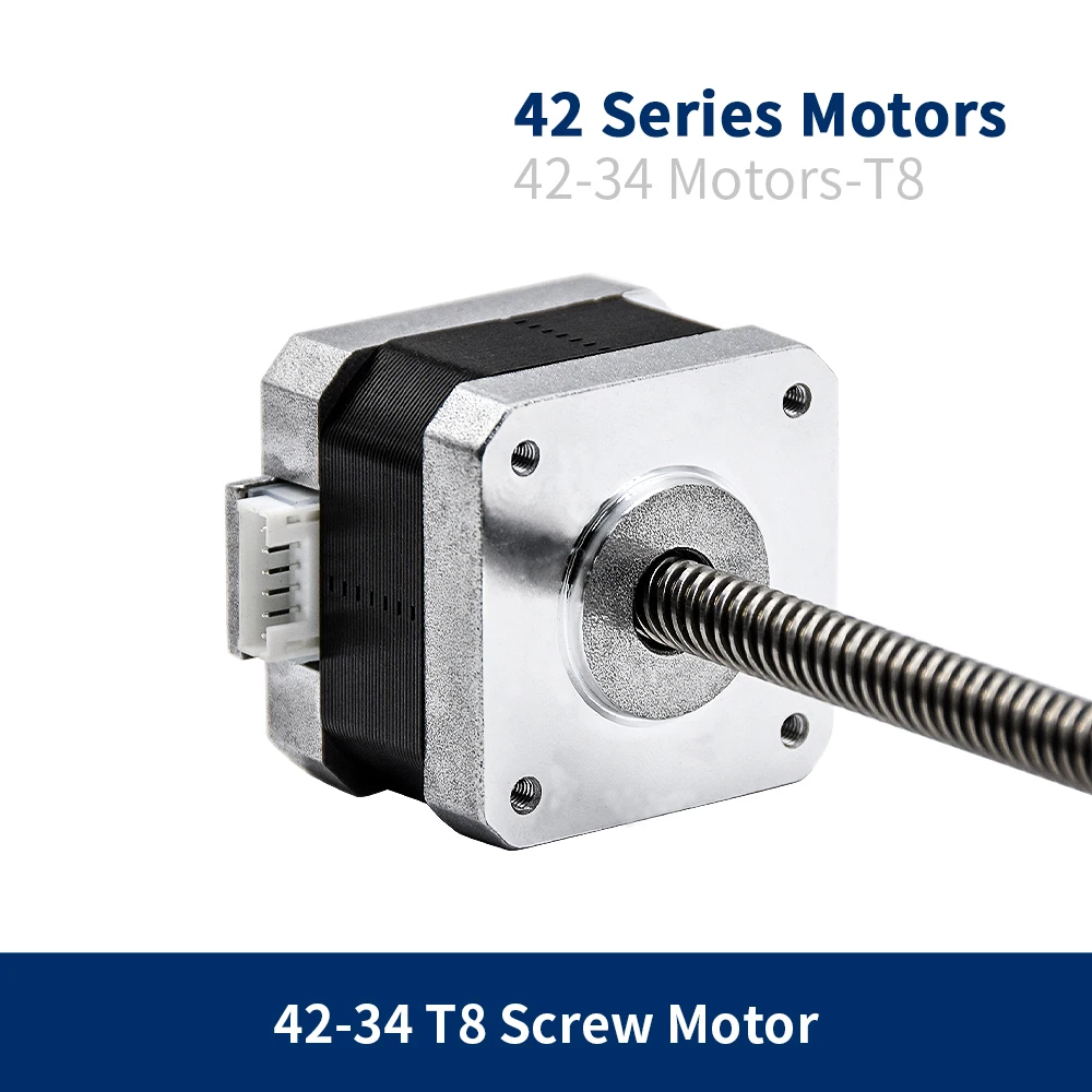 

Nema17 T8 * 8 300 мм винтовой двигатель 42-34 1.0A 28N.cm линейный винтовой стержень 17HS4034 Серводвигатель со свинцовым винтом для 3D-принтера
