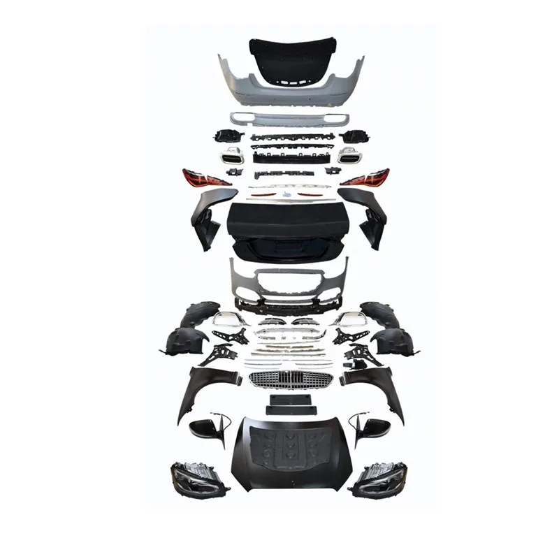 Adecuado para modificar el parachoques Maybach Mayba rodeado por Mercedes-Benz Clase S W221 a W223