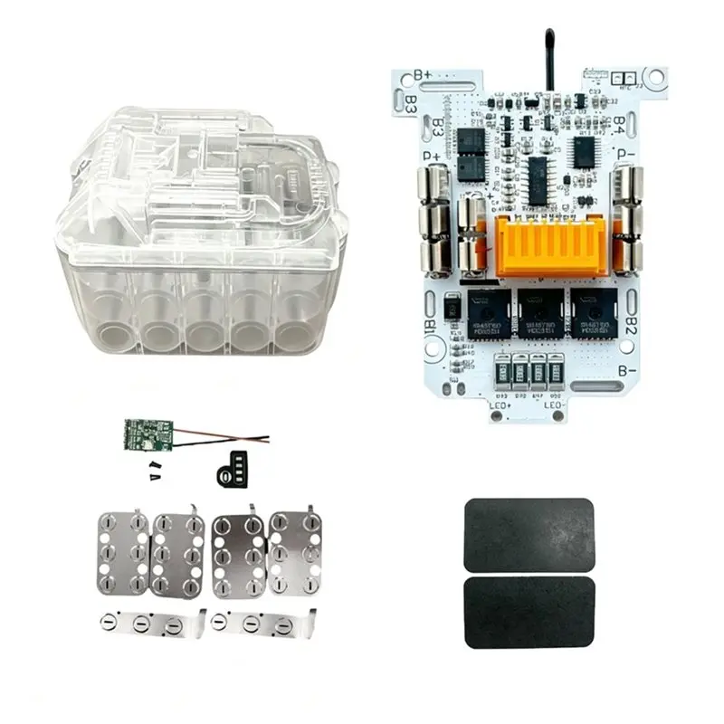 【CYBER MONDAY】For BL1830-BL1860 Power Tool Compatible 15X18650 Battery Case 3Toll Li- Charging Protection Board