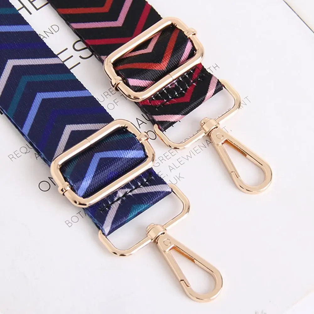 Women Fashion Bag Strap Detachable Embroidered Shoulder Bag Strap Adjustable Replacement Belts Handbag Strap Bag Accessories