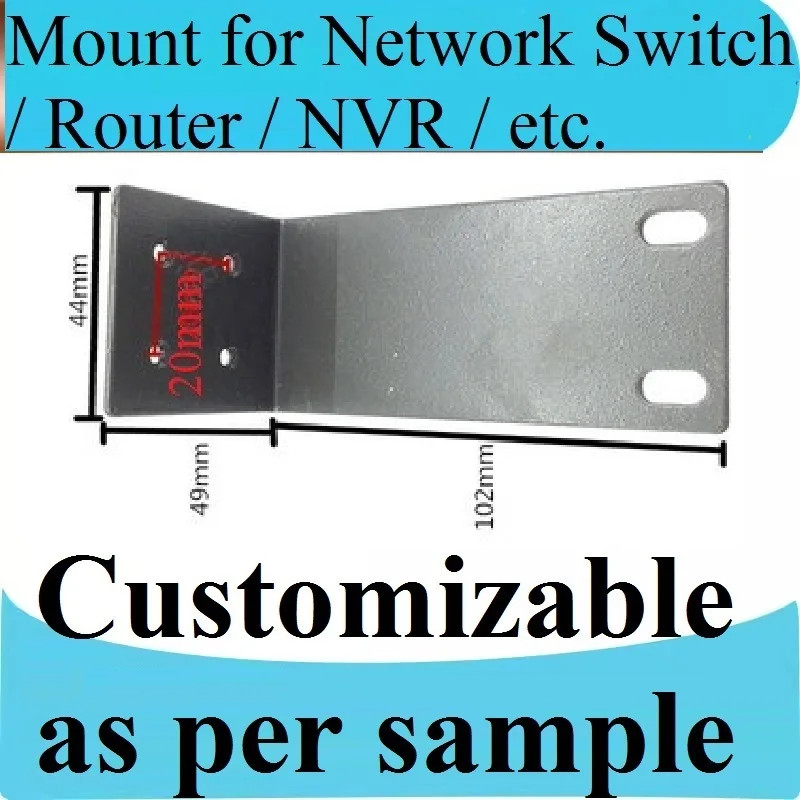 Suitable for TP-LINK TL-SF1024S16S 1024T SG1024DT, switch ear, bracket hanger, Welcome to Customize, Only 1pcs