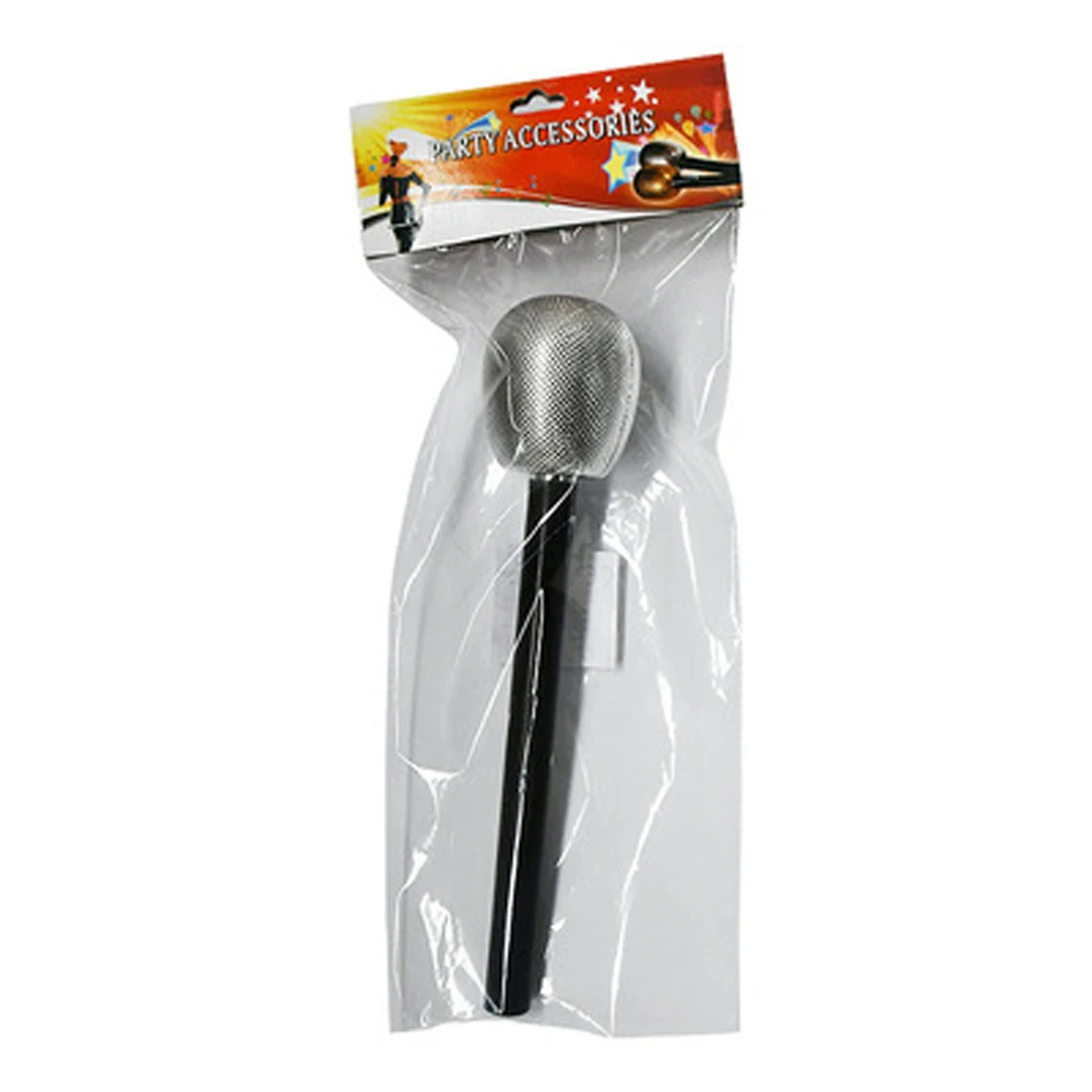 

Children Party Favor Plastic Mics for Stage Mic Glitter Microphone Mic Costume Prop Fake Microphone Microphone