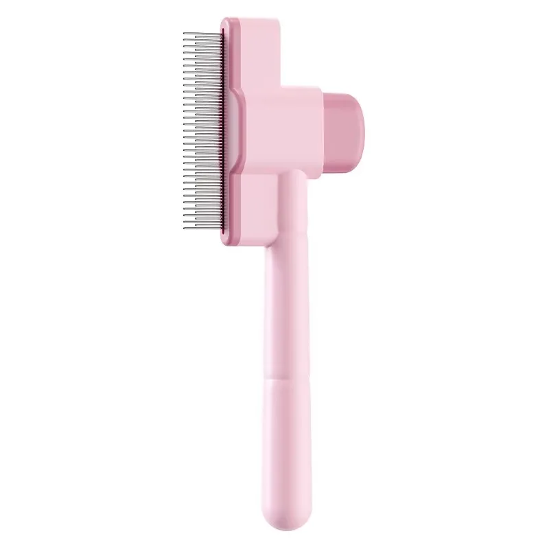 10pcs Cat & Dog Grooming Comb with Needle Shape for Pet Hair Removal One-Click Hair Removal & Self-Cleaning