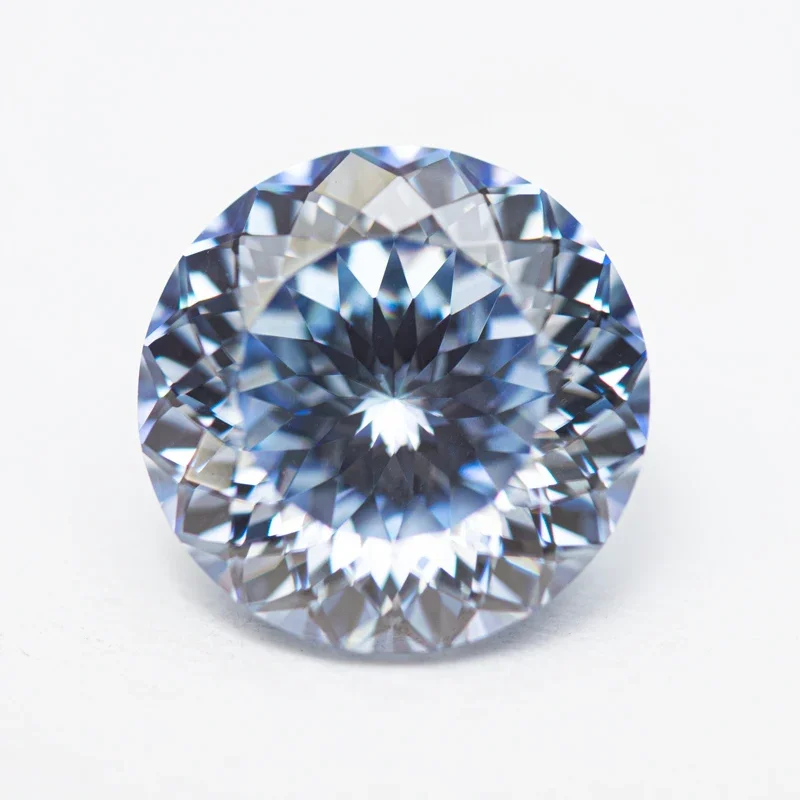 Moissanite Stone 100 Faceted Cut Lavender Color Charms Gemstone DIY Ring Necklace Earrings Main Materials with GRA Certificate