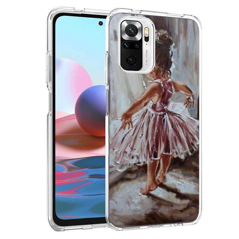 Ballerina Ballet Dancing Phnoe Case for Xiaomi Redmi 12 12C 10 10A 10C 10X 9 9A 9C 9T 8 8A 7 7A 6 6A S2 K20 Pro K40 Unique Cover