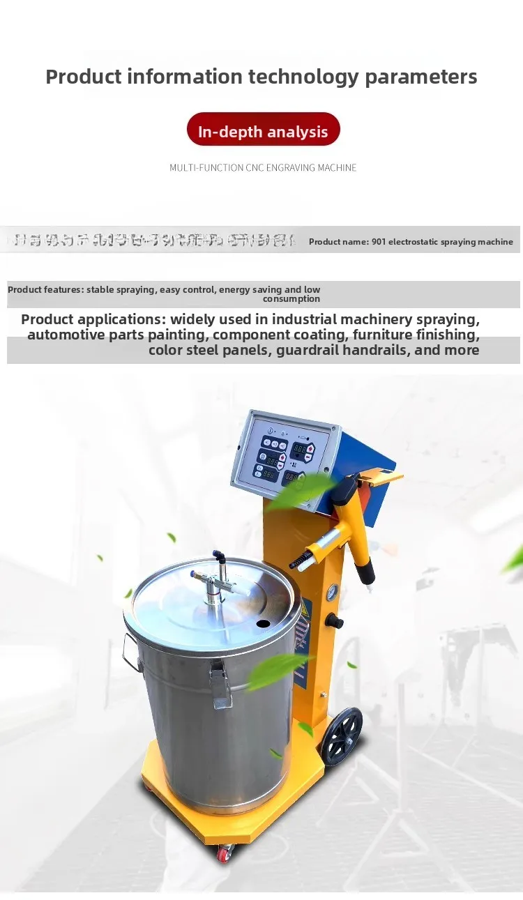 Spruzzatrice elettrostatica per polvere Spruzzatrice automatica