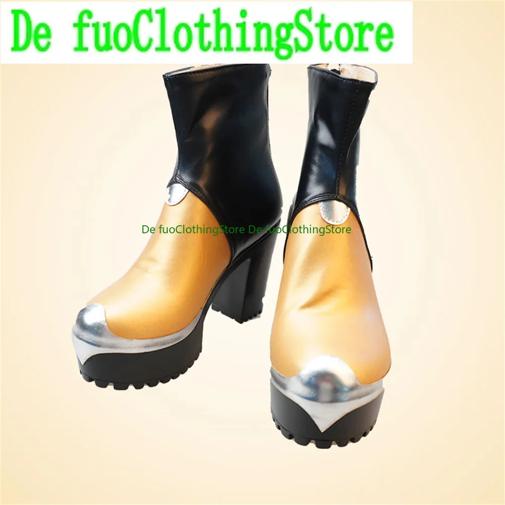 Defuo Arknights BAGPIPE Cosplay Shoes Boots Game Anime Halloween Christmas