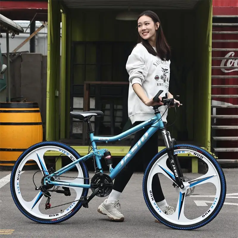 

Adult Mountain Bike21Speed Shock Absorber Disc Brake Mountain Bike Geared Bicycle Male and Female Urban Cycling Student Bicycle
