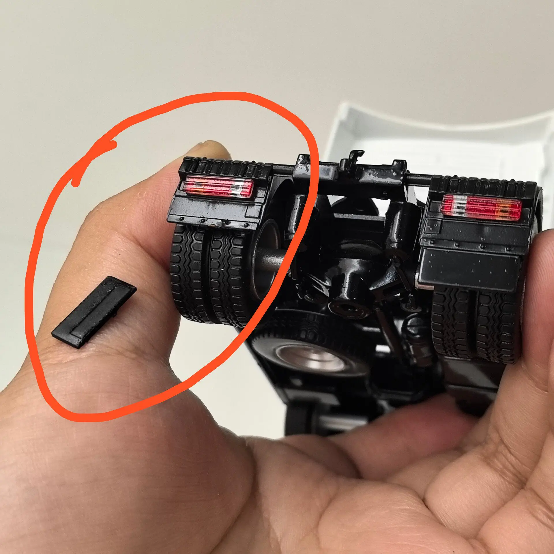 Paint Surface Defects Fender Broken Diecast IXO 1/43 Scale BENZ ACTROS O7 Alloy Car Model