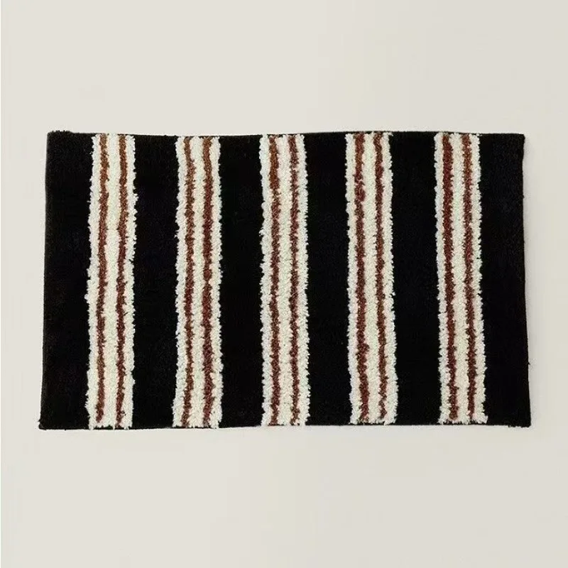 Imitation cashmere toilet floor mat bathroom toilet absorbent non-slip carpet