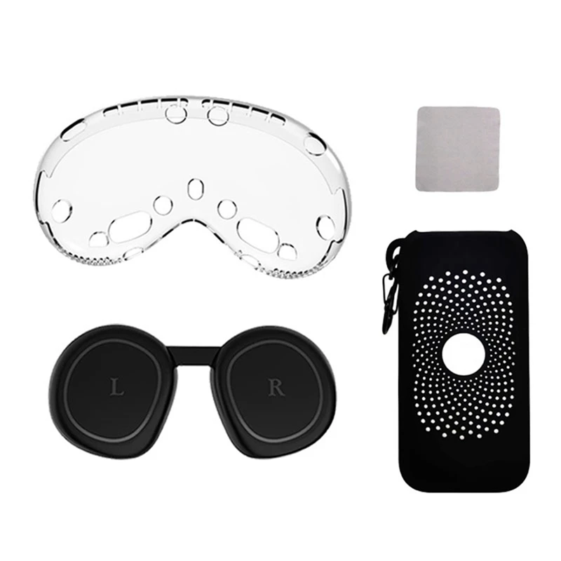 

Для Vision Pro Чехол Kit Силиконовая Мощность чехол VR очки пылезащитный наглазник ТПУ многофункциональные удобные аксессуары VR