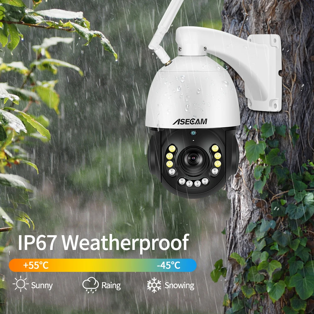 Kamera IP 8MP 4K PTZ Wifi 30X Zoom optyczny CCTV Outdoor AI Human Vehicle Tracking Audio Onvif POE Kamera monitorująca