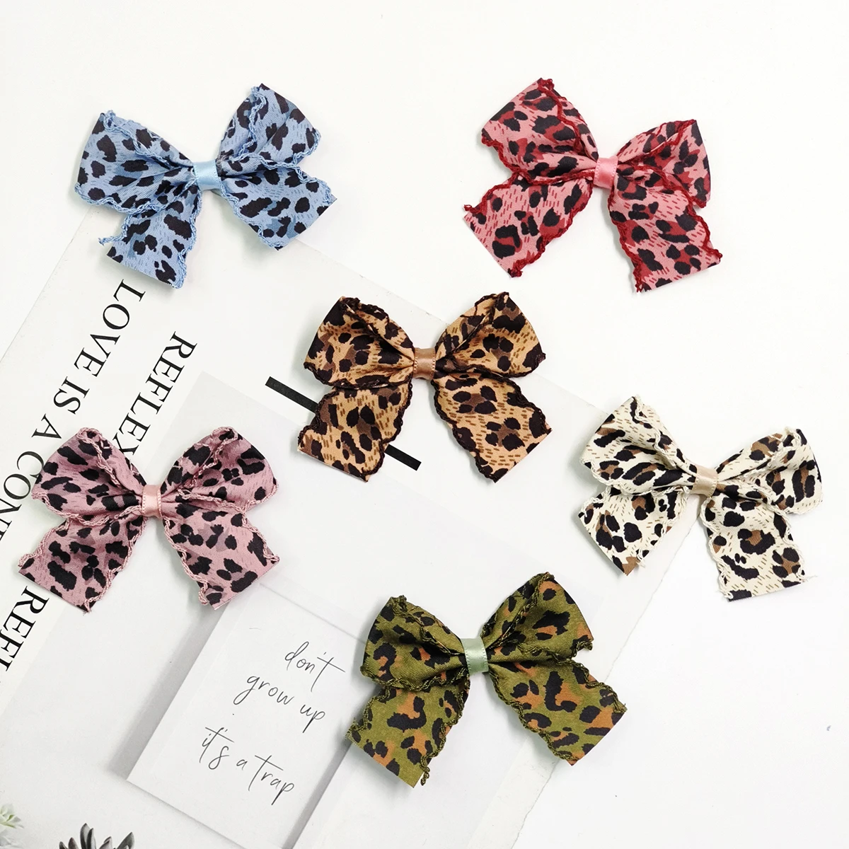 10Pcs Colorful Leopard Print B - огляд і ціна 3D Printing On Fabric