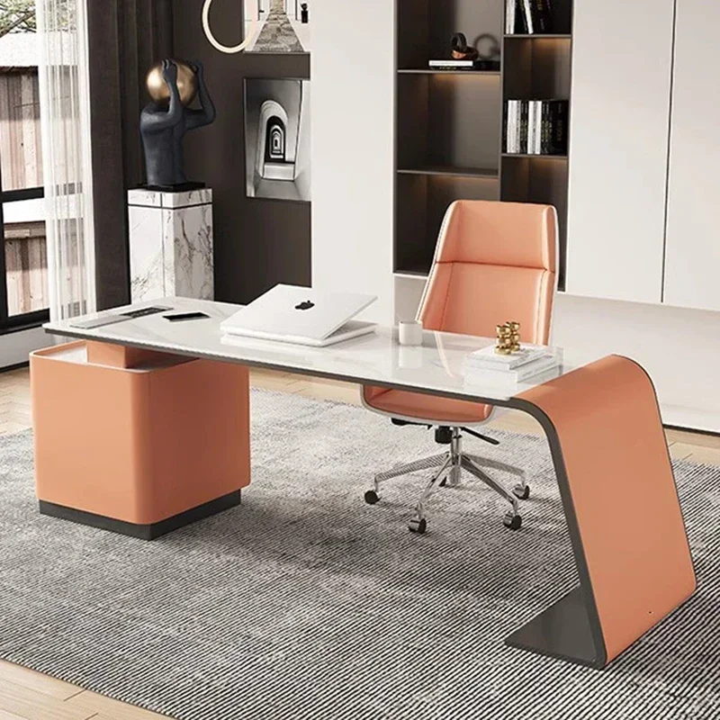 Designer Reception Table Auxiliary Desk Mini Bedside Office Work Mesa Gamer Professional Bedroom Escrivaninha Trendy Furniture