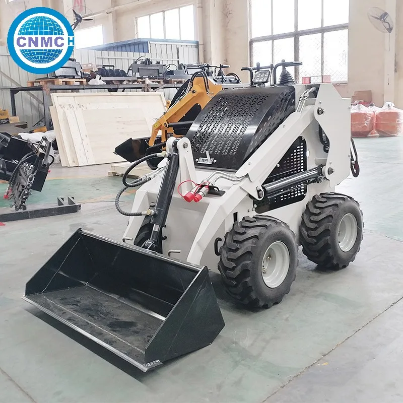 

CNM-S360 Wheel Skid Steer Loader Compact Stand-on Mini Skid Steer Loader CE EPA Certified Customized Skid Steer Farm Garden Use