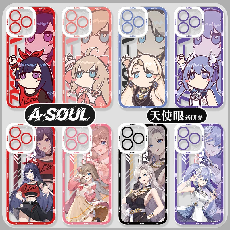 Funda de teléfono A-soul para Iphone 17 16 15 14 13 12 11 Xsr Pro Max Plus Mini Air Bella Diana Eileen Ava Carol