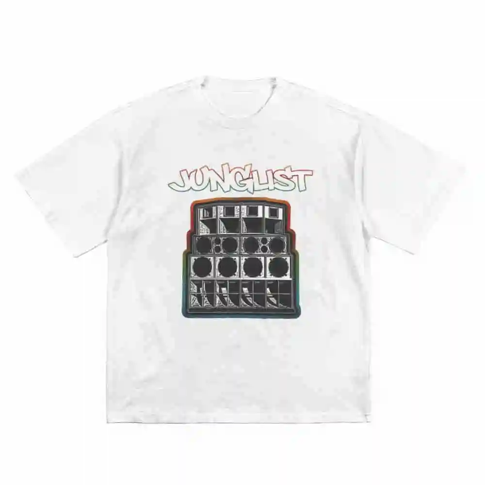 Junglist Soundsystem Short Sleeve Tee 100% Cotton T-Shirt