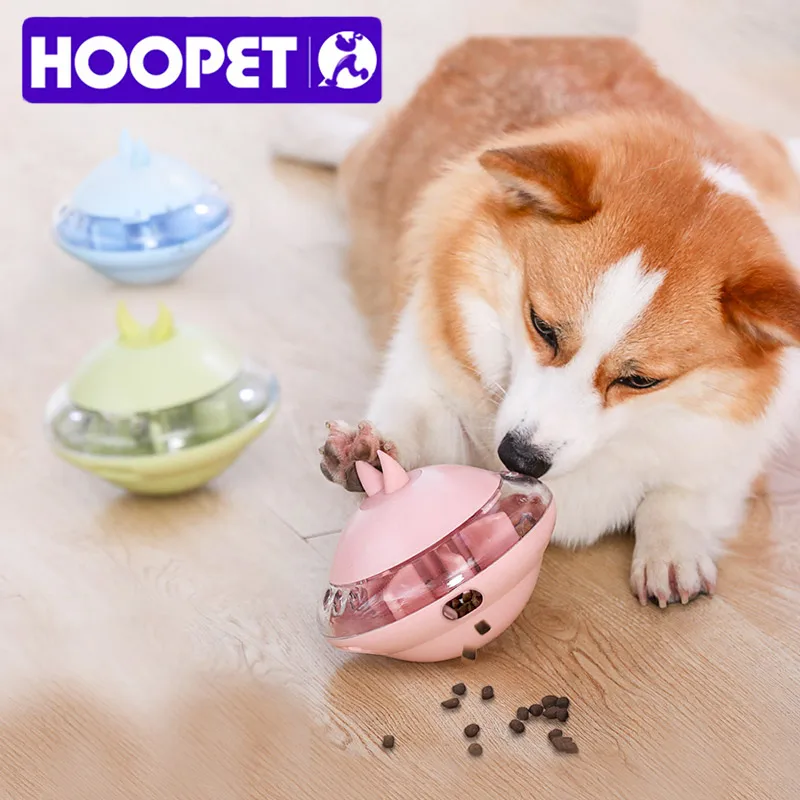 HOOPET Pet Dog Toy Dispenser interattivo cibo per perdite per cani per cibo per gatti ciotola per palline per cani Tumbler leak feeder