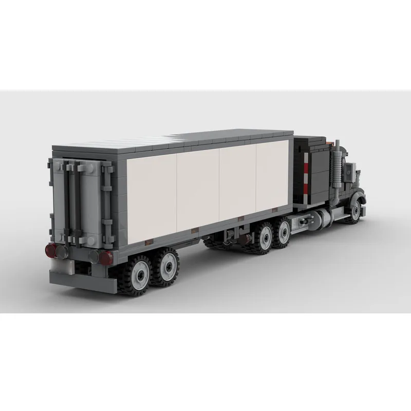 

MOC-239678 City New Cargo Container Truck Building Block Model 534 Parts MOC Boys Children's Birthday Christmas Toy Gift