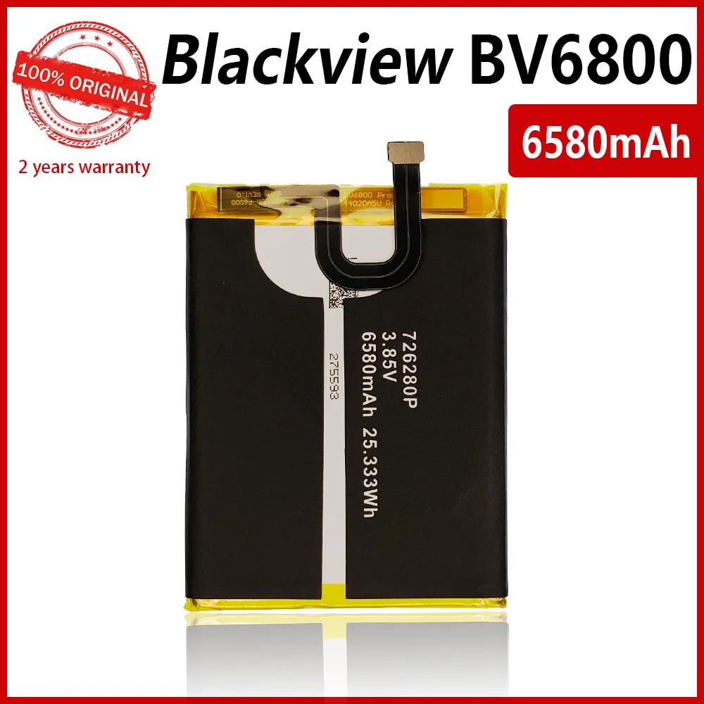 New Original 6580mAh MT6750T Replacement Battery For Blackview BV6800 Pro IP68 High Quality Batteries With Free Tools