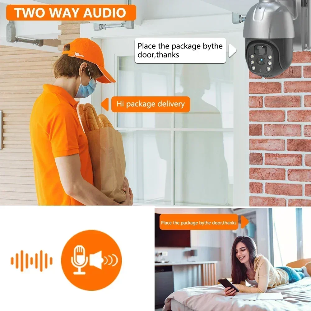 5MP 4G SIM Card Solar PTZ Camera Max 256G TF Card Built-In Battery Outdoor Security Track CCTV Surveillance IP Cameras EseeCloud