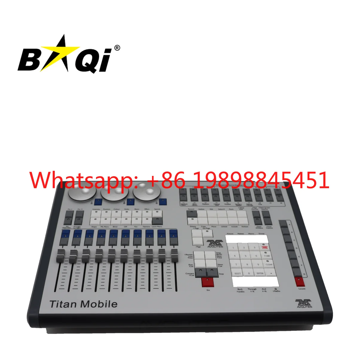 Titan 8A DMX512 Controller Metal Mobile Stage Light Console Dimmer for Disco Wedding Party