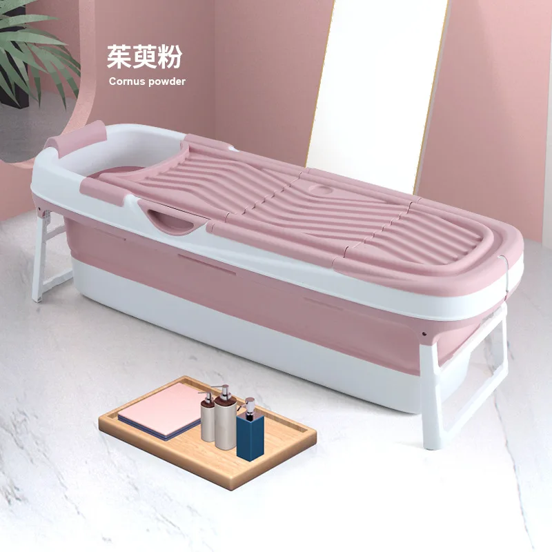 Adult foldable bath bucket Household extended bath bucket Sweat steaming large bath bucket