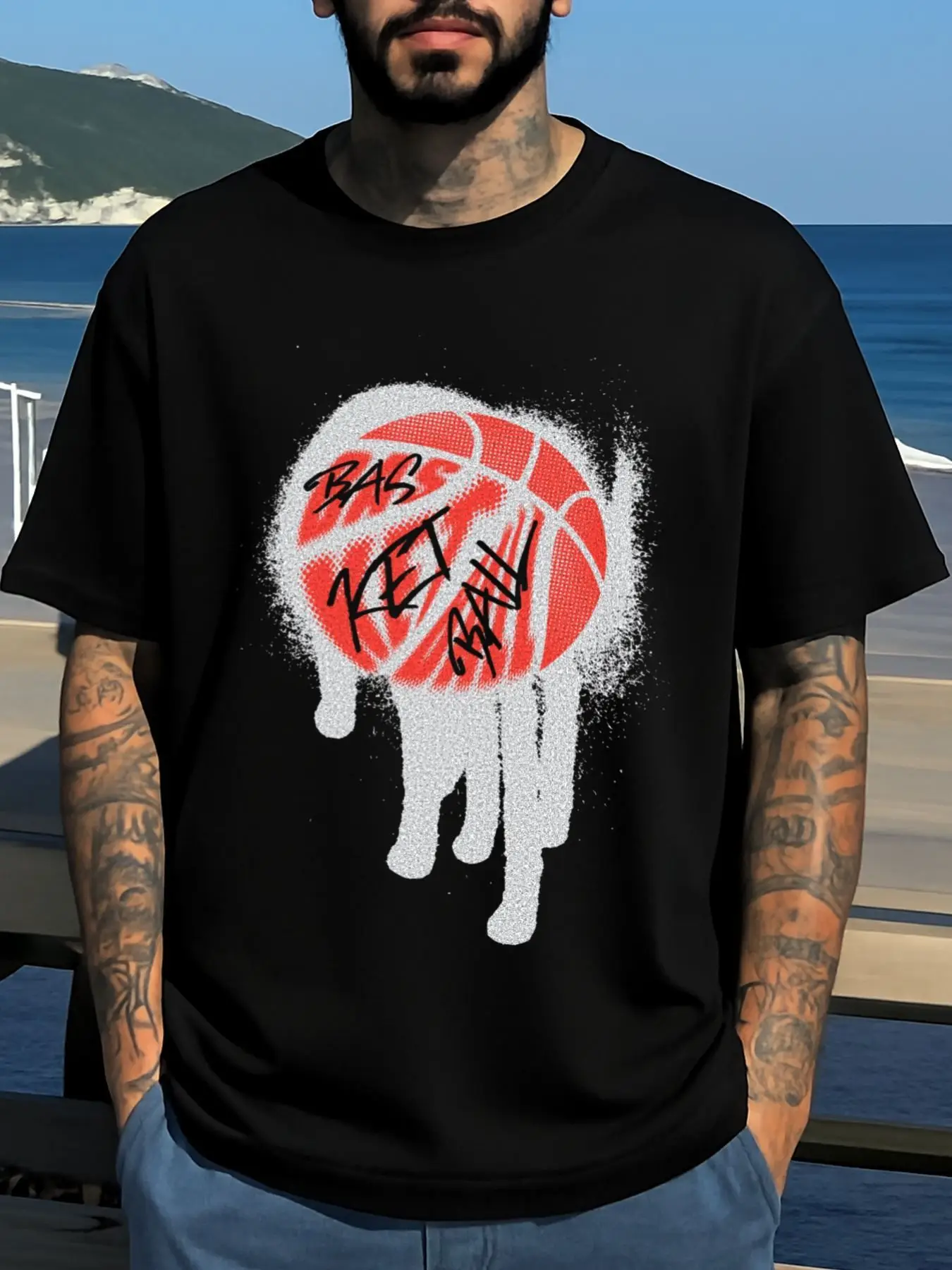 

Top Pick Local 1pc Men's 180gsm 100% Cotton Black T-Shirt