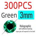3mm Verde 300 piezas