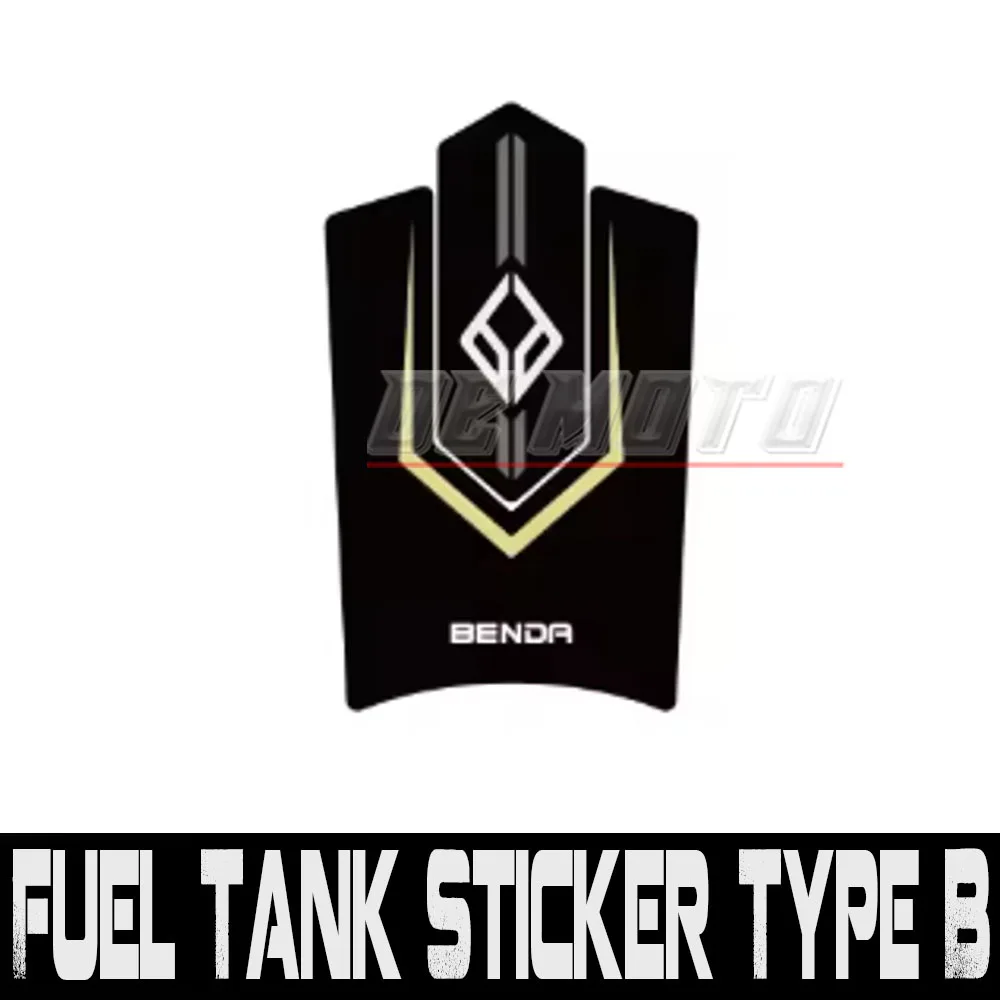 Kit de Adesivos e Protetores para Tanque de Combustível de Motocicleta Benda LFC700 LFC 700