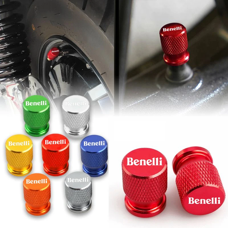 For Benelli Leoncino 500 TRK502X TNT125 300 502C BN 125 302 Motorcycle CNC Aluminum Tire Valve Air Port Stem Cover Caps