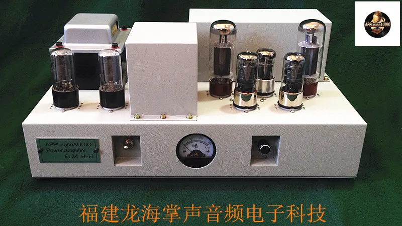 

8W*2 Western Electric EL34B tube single-ended fever tube amplifier super linear connection, EL34B*2, 6J8P(J)*2, 6N8P*2, 5Z2P(J*2